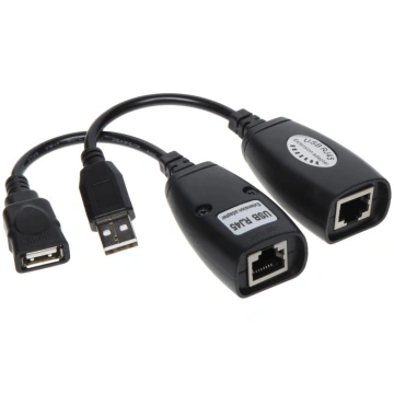 Kabelis Genway USB Extender, melna krās