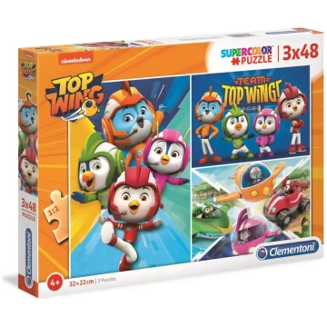 Set Trio, Clementoni, Top Wings, Puzzle, For Boys,