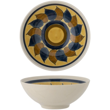 Bļoda Heikki dzeltena-brūna 19 cm Bloomingville