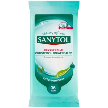 Tīrīšanas un dezinfekcijas salvetes SANYTOL Eikali
