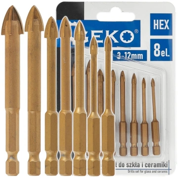 Geko Urbju komplekts G39701, 3mm, 4mm, 5mm, 6mm, 7