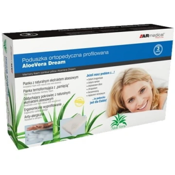 Anatomiskais spilvens ARmedical Aloe Vera Dream, 5
