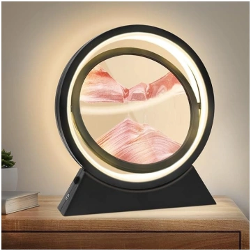 Wai Danie kustīga smilšu mākslas lampa ar šķidro k