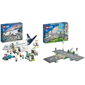 LEGO City pasažieru lidmašīnas rotaļlietu komplekt