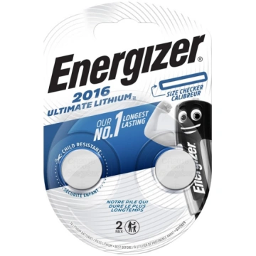 BATTERY ENERGIZER CR2016 LITHIUM 2PCS 763890042302