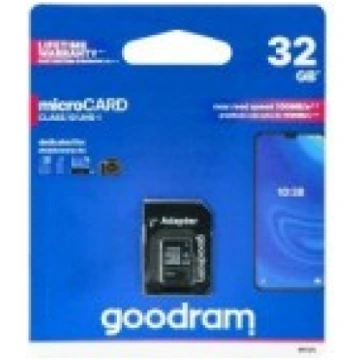 Memory card GOODRAM MicroSD 32GB (class10 UHS-I) +