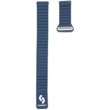 Connect 22mm Flat head Leather - Silicone Loop Mag