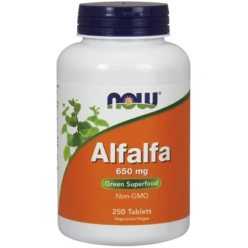 NOW FOODS Alfalfa - lucernas sēklas 650 mg (250 ta
