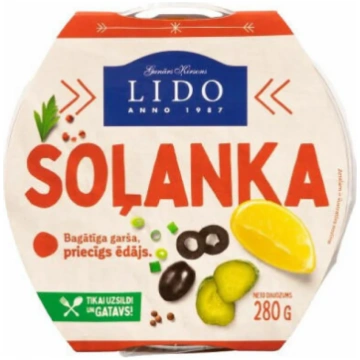 Zupa soļanka 280g Lido