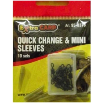 Extra Carp QUICK CHANGE WITH MINI SLEEVES /10 sets