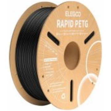 Elegoo Rapid PETG Filament Black izejmateriāls 50.