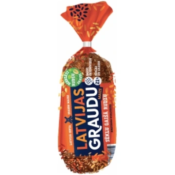 MAIZE LATVIJAS GRAUDU GAIŠĀ RUDZU 800G LATVIJASM