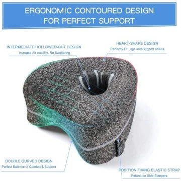 Ceļu spilvens, Ergonomisks ceļgalu spilventiņš gul
