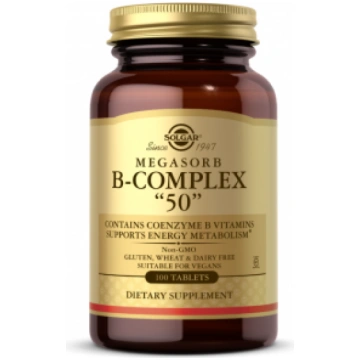 Megasorb Vitamin B-Complex “50” Solgar 100 tab