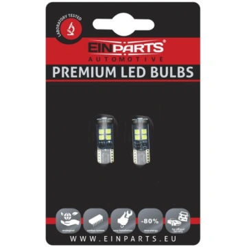 EinParts Auto LED Spuldzes W5W 6000K CanBus 12V -