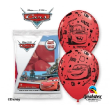 Balloon QL 12" with overprint "Lightning Mcqueen &