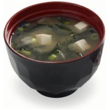 Miso zupa ar lasi