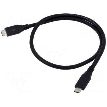 Cable | USB 4.0 | USB C plug,both sides | 0.5m | b