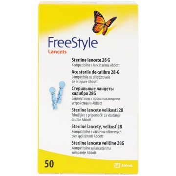 FreeStyle lancetes, sterilas N50