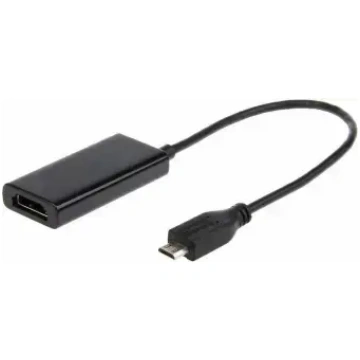 Gembird Micro USB vīrišķais uz HDMI sievišķo adapt