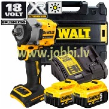 Dewalt DCF922P2T-QW (2x5,0Ah) uzgriežņu atslēga