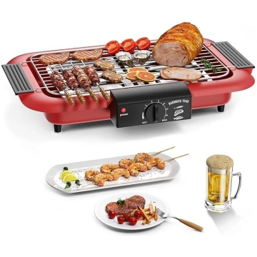 Elektriskais BBQ grils iekštelpu āra bezdūmu bezdū
