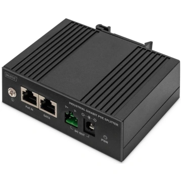 Digitus Gigabit Ethernet PoE Splitter, Industrial,