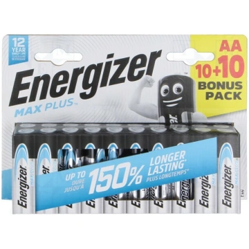 Battery: alkaline; AA; 1.5V; non-rechargeable; 20p