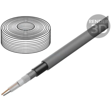 Wire: microphone cable; 2x0.35mm2; black; OFC; -30