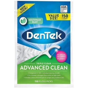 Dentek Triple Clean , Advanced Clean ar piparmētu 