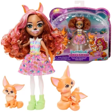 Enchantimals Filigree Fox lelle, lapsu ģimenes kom