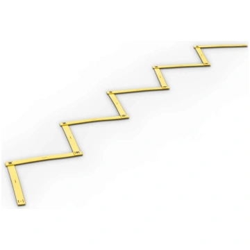 Treniņu trepīte Zig Zag veida - treniņu trepes KOV