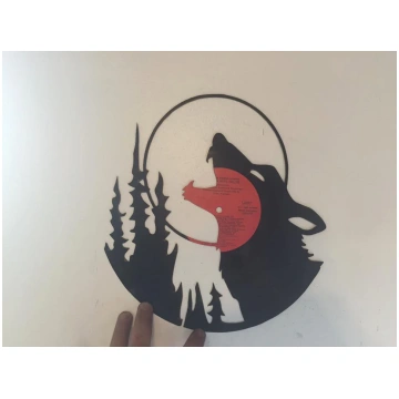 wolf Laser Cut Vinyl Record artist representation 