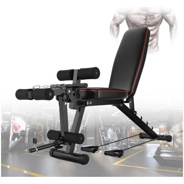 ypuxil Folding Weight Bench Hop Sport Svars Sols S