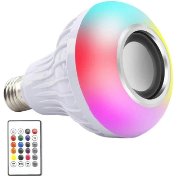 LED Lampa E27 Gaismeklis Apgaismojums ar Bluetooth
