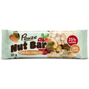 Riekstu dzērveņu ķirbju sēklu batoniņš PAUZE 30g