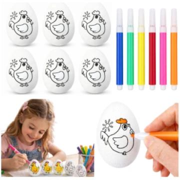 Easter Styrofoam Eggs For Painting Markers Markers