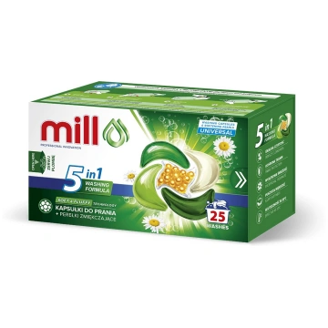 MILL PRO 5k laundry capsules + UNIVERSAL softening