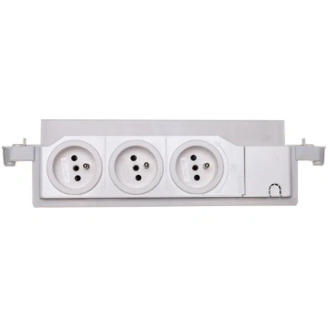 Cable grommet with triple power socket Volta VZ00U