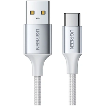 USB-A - USB-C QC 3.0 3A 3m kabelis - balts UGREEN 