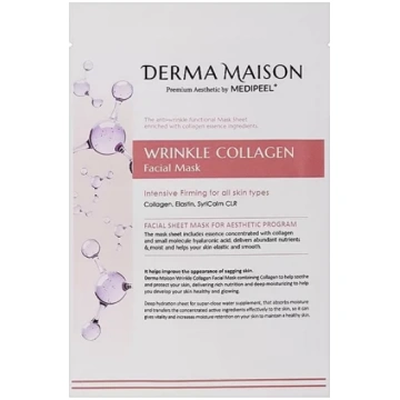 MEDI‑PEEL Pretgrumbu sejas maska ar kolagēnu DERMA