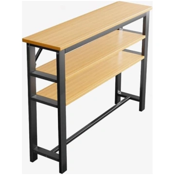 Console Table, 3-Tier Console Table with Storage S