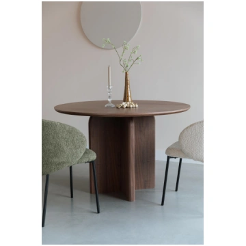 Dining Table Laurent Walnut Zuiver, DUTCH BONE, Wh