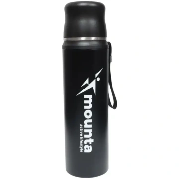 Termoss 1000 ml, melns, maks. 15 stundas MOUNTA