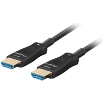 HDMI CABLE M/M V2.1 80M 8K BLACK OPTICAL AOC LANBE