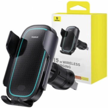 Telefona turētājs Baseus Wireless Charging Car Mou