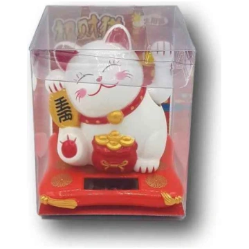 Solar-Powered Lucky Cat/ Saules enerģijas darbināt