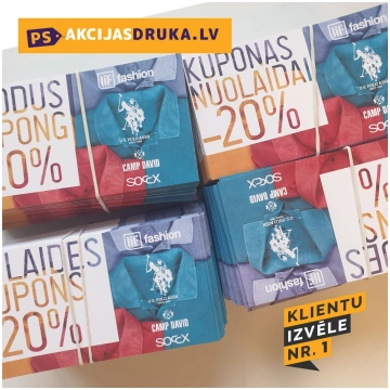 Atlaides kuponi un kuponu druka