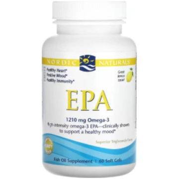 EPA Lemon 1210 mg Nordic Naturals 60 softgels
