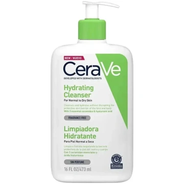 Mitrinošs un ādu attīrošs krēmveida gels CERAVE hy